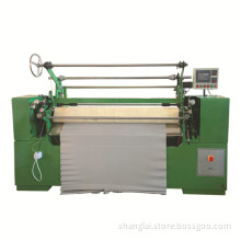 Curtain fabric pleating machine